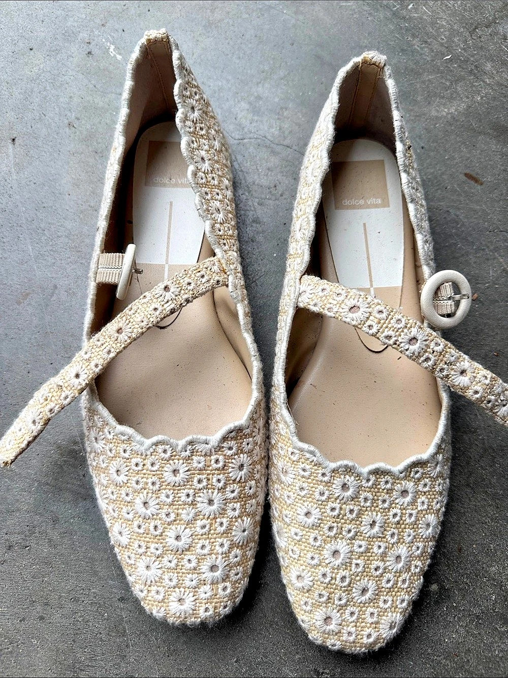 Dolce Vita Floral Mary Jane Flats